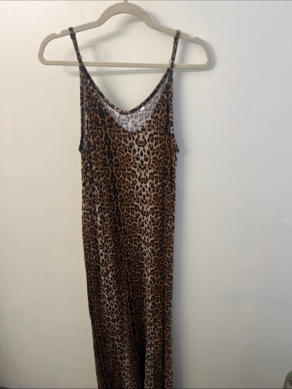 Leopard Print Slip Dress
